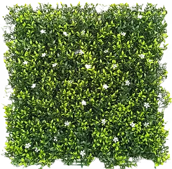 Aptenia + White Flower artificial hedging panel Gauteng
